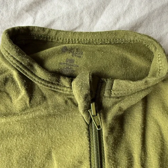 Kyte baby newborn footie onesie pajamas. Green. Size NB. - Picture 2 of 2